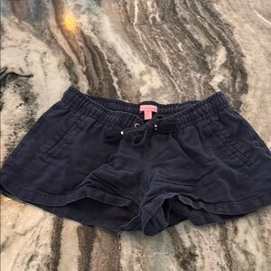 Lilly Pulitzer Navy Blue Casual Shorts Size Small